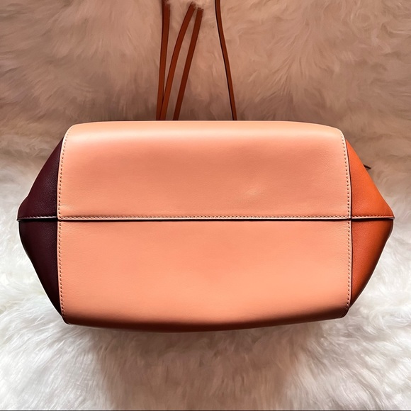 New! Last One! ULLA JOHNSON Imogen Carryall Color Block Tassel Leather Tote - Picture 10 of 14